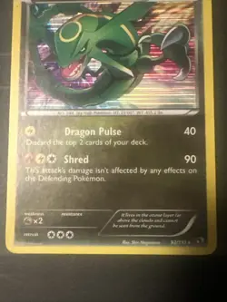 Rayquaza 93/113 Legendary Treasures Holo Rare 2013 Vintage Pokemon Card NM - Image 3