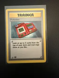 Pokemon Card - 1st Edition Pokedex Base Set (Shadowless) 87/102 - Image 1
