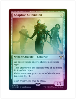 1x Adaptive Automaton, Foil, Magic the Gathering MTG NM - Image 1