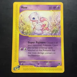Pokemon Vintage Mew 055/165 Expedition Base Set, E-reader Wotc 2002 - Image 1