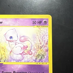 Pokemon Vintage Mew 055/165 Expedition Base Set, E-reader Wotc 2002 - Image 3