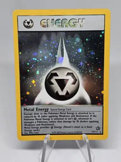 Pokemon TCG Metal Energy 19/111 Neo Genesis English Holo Rare! Vintage WOTC - Image 1