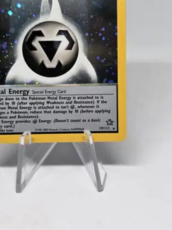 Pokemon TCG Metal Energy 19/111 Neo Genesis English Holo Rare! Vintage WOTC - Image 5