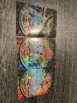 Pokemon Cards: 1999 Topps Holo Foil Bulbasaur, Ivysaur, Venusaur! - Image 2