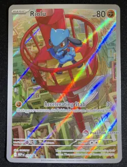 Riolu 010 Pokemon TCG Mega Evolutions Pokemon Center ETB Promo NM - Image 1