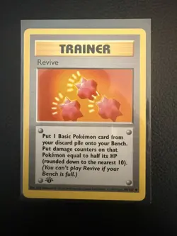 Pokemon TCG Base Set Revive 89/102 1st Edition Shadowless - Image 1
