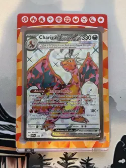 2023-25 Pokemon SV Black Star Promos SVP EN Charizard ex #056 w/ CASE - Image 1