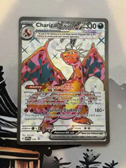 2023-25 Pokemon SV Black Star Promos SVP EN Charizard ex #056 w/ CASE - Image 2