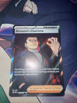 Giovanni's Charisma - 197/165 - Full Art SR - Pokemon TCG: 151 - NM - Image 1