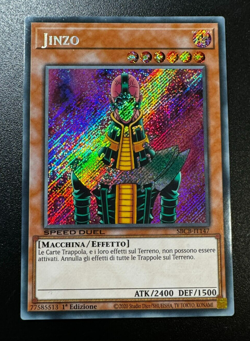 Yu-Gi-Oh Jinzo Secret rara 1ed SBCB-IT147 Speed Duel Battle City Box ITA nm - Image 1