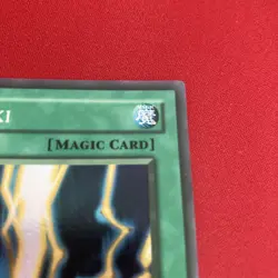 Faded looking Yu-Gi-Oh! TCG card RAIGEKI LOB-053 from 2002 legend of blue eyes - Image 4