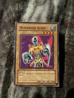 Yu-Gi-Oh Humanoid Slime 1st Edition #LON-003 Labyrinth of Nightmare HP - Image 1