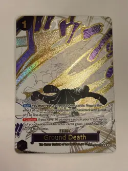 Ground Death - One Piece (Alternate Art) OP14-096 The Azure Sea's Seven Foil - Image 1