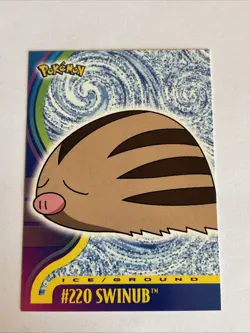 #220 Swinging Topps Tv Animation Series 1 Blue Logo Pokemon Card - Image 1