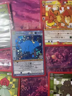 MetaZoo Pin Club promo card. Holo babe the blue ox Card* - Image 1