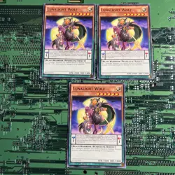 Lunalight Wolf SHVI-EN012 Common 1st Edition Yugioh Card Shining Victories 3 - Image 1