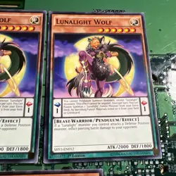 Lunalight Wolf SHVI-EN012 Common 1st Edition Yugioh Card Shining Victories 3 - Image 4