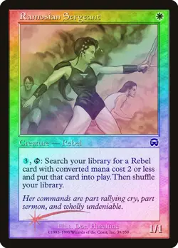 Ramosian Sergeant FOIL Mercadian Masques PLD White Common MAGIC CARD ABUGames - Image 1