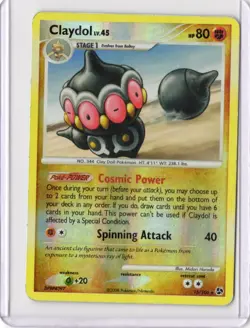Meowth 106/146 & Claydol 15/106 Reverse Holo-Pokemon Cards Lot of 4(MP) - Image 2