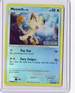 Meowth 106/146 & Claydol 15/106 Reverse Holo-Pokemon Cards Lot of 4(MP) - Image 4