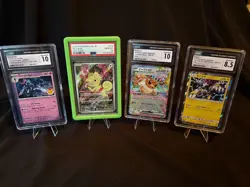Pokemon CGC/PSA Graded Card Lot 4 Slabs - Great for Starting Collectors! - Image 1