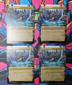4x Path of Ancestry x4 NM Borderless MTG Commander Masters CMM Unplayed Magic - Image 1
