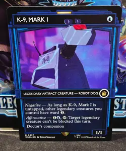 magic the gathering - K-9, Mark I - Legendary Artifact Creature - Robot Dog - Image 1