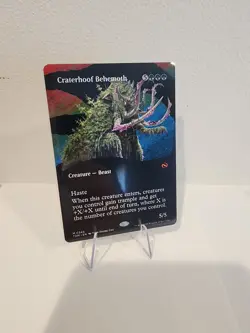 Craterhoof Behemoth - Borderless- Tarkir: Dragonstorm Regular- MTG # 0346 TDM - Image 1