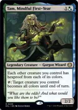 Tam, Mindful First-Year Lorwyn Eclipsed Magic MTG NM - Image 1