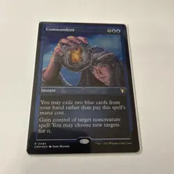 MTG Commandeer Foil Etched (CMM #484) Commander Masters NM Magic The Gathering - Image 1