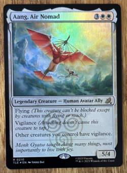 MTG: Avatar: The Last Airbender Eternal-Legal, Aang, Air Nomad - Foil - Image 1