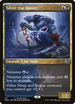 NM Showcase Silver-Fur Master, Kamigawa Neon Dynasty, Magic the Gathering, 353 - Image 1