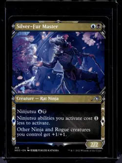 MTG Silver-Fur Master (Showcase Regular) Kamigawa: Neon Dynasty #353 U NM/M - Image 1