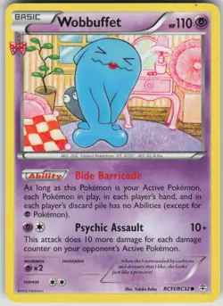 Pokemon TCG Wobbuffet Common Generations: Radiant Collection RC11/RC32 - Image 1