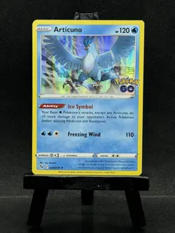 Articuno Holo Rare 024/078 Pokemon GO Stamped - Image 1