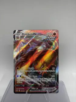 Pokemon TCG Blaziken VMAX Holo Ultra Rare Card 21/198 Chilling Reign NM - Image 2