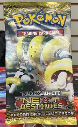 Factory sealed Pokemon TCG Black and White, Next Destinies Booster Pack - Image 1