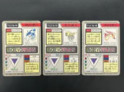 [No Import Duty (US)] Articuno Zapdos Moltres Carddass Pokemon card Japanese - Image 3