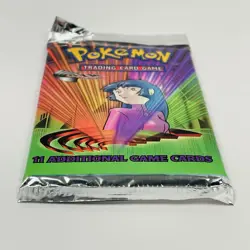 Pokemon TCG Gym Challenge Sabrina Artwork Booster Pack 2000 New Sealed - Image 5