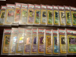 Pokemon TCG holo rares Jungle & Fossil PSA 8 Lot 22 cards - Image 1