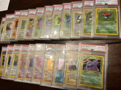 Pokemon TCG holo rares Jungle & Fossil PSA 8 Lot 22 cards - Image 2