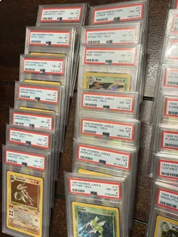 Pokemon TCG holo rares Jungle & Fossil PSA 8 Lot 22 cards - Image 5