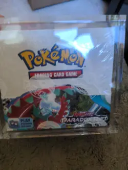 Pokemon TCG Scarlet & Violet Paradox Rift New Sealed With Acrylic Case - Image 1