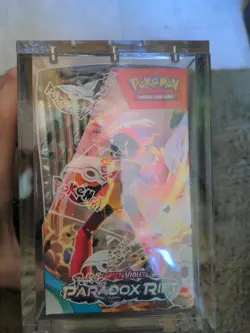 Pokemon TCG Scarlet & Violet Paradox Rift New Sealed With Acrylic Case - Image 2