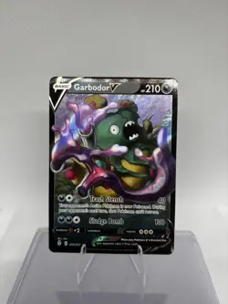 Pokemon TCG Garbodor v 100/203 Evolving Skies Ultra Rare SWSH NM - Image 2
