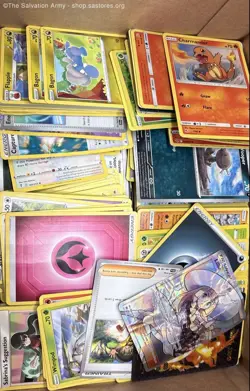 4.8LB Pokemon Mixed Lot Collectible Trading Cards - Image 1