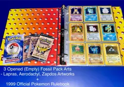 Pokemon Master Set 100% Complete Base Set 102/102 Jungle 64/64 Fossil 62/62 NM - Image 2