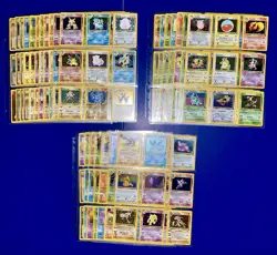 Pokemon Master Set 100% Complete Base Set 102/102 Jungle 64/64 Fossil 62/62 NM - Image 3