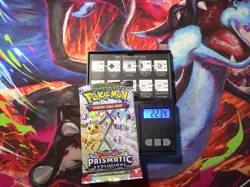 VERY HEAVY! GOD PACKUUU 22.34g Prismatic Evolutions Pokemon TCG Booster (SEALED) - Image 1
