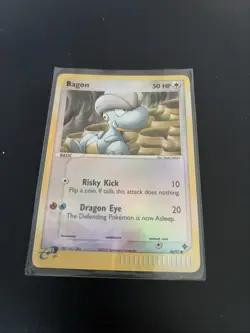 Bagon 50/97 NM Reverse Holo EX Dragon Pokemon Card E Series Pokemon Card - Image 4